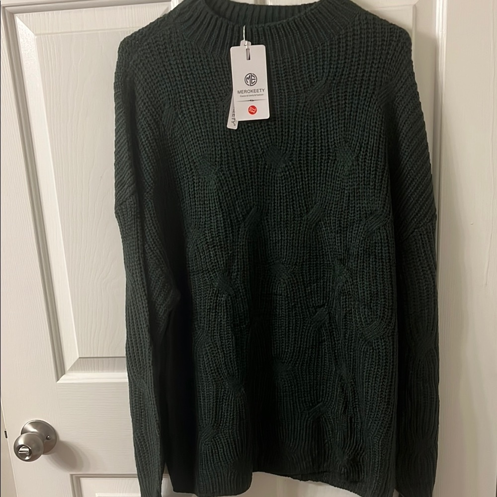 Women's Green Sweater
